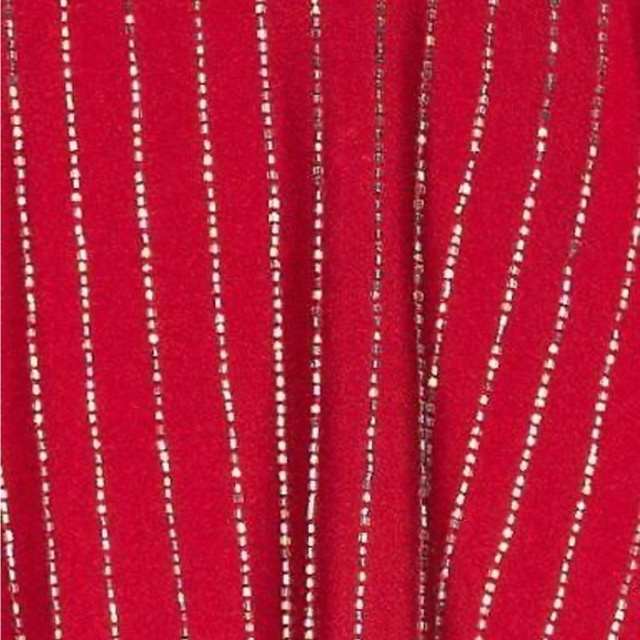 NWT Lovers + Friends Caterina red embellished dress - Picture 3 of 3